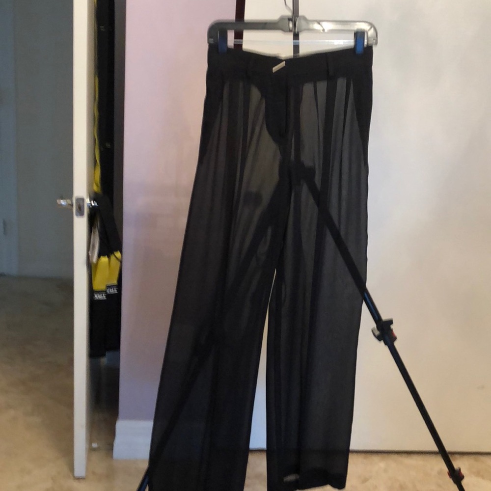 Sexy see through wear black fishnets